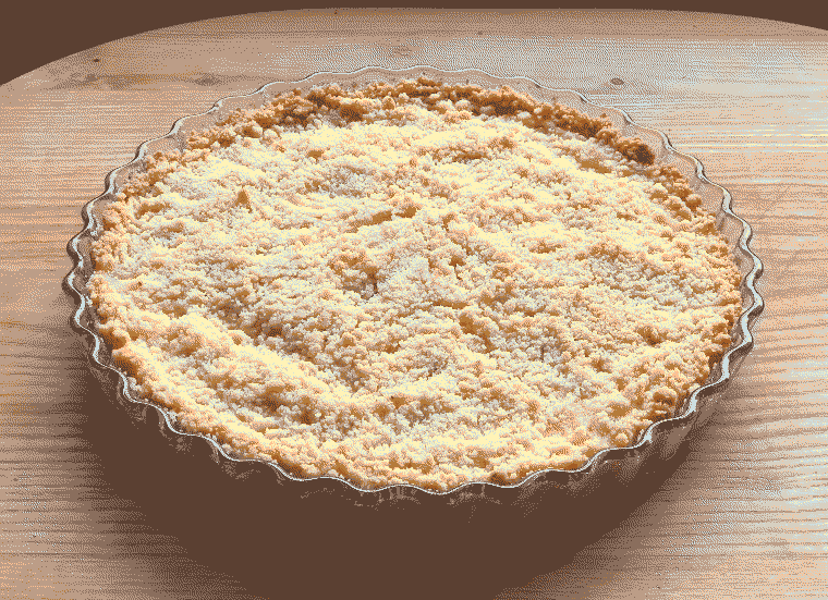 apple quark crumble